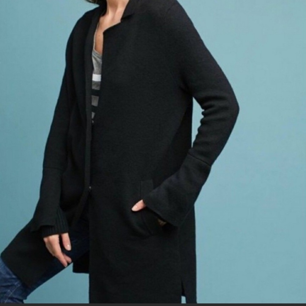 Anthropologie Moth Wool Sweater Coat